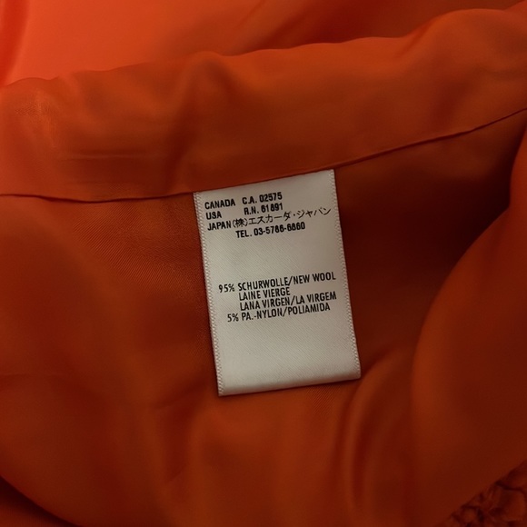 Escada orange wool jacket - size 38 - Picture 4 of 6